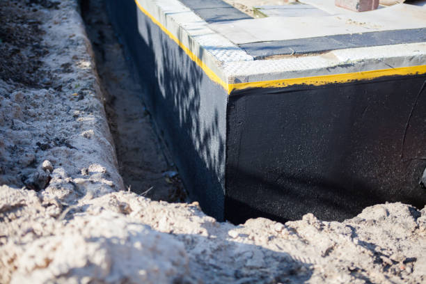 Residential Waterproofing installation at a Lewiston, MN home by SJ Waterproofing Pros